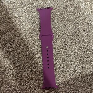 Soft Silicone Watch Band in Deep Purple